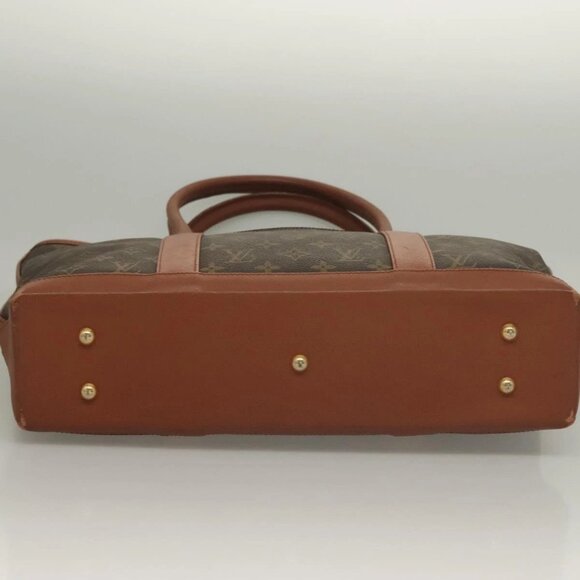 LOUIS VUITTON Monogram Sac Weekend PM Hand Bag M42425 LV Auth 133123 - Picture 6 of 15